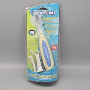 Cybersonic 2 Toothbrush Complete Sonic Oral Care System, new old stock, unopened